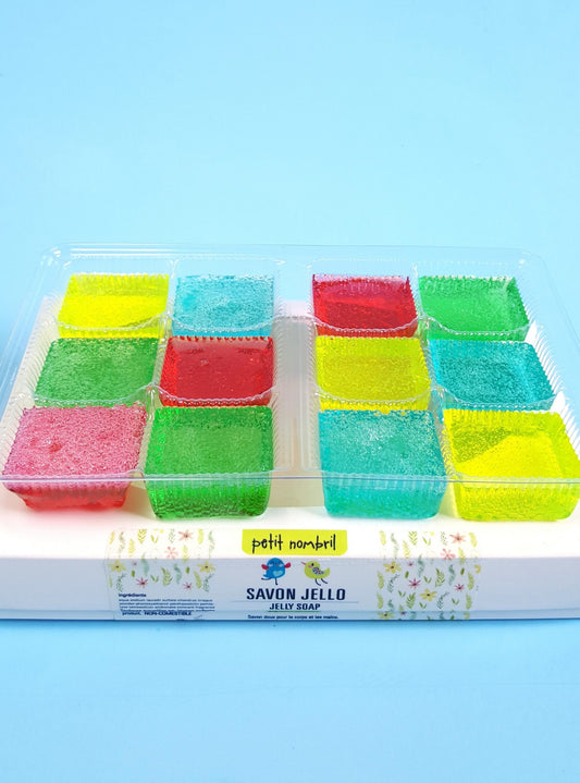 Savon Jello boîte de 12cubes -  Petit Nombril