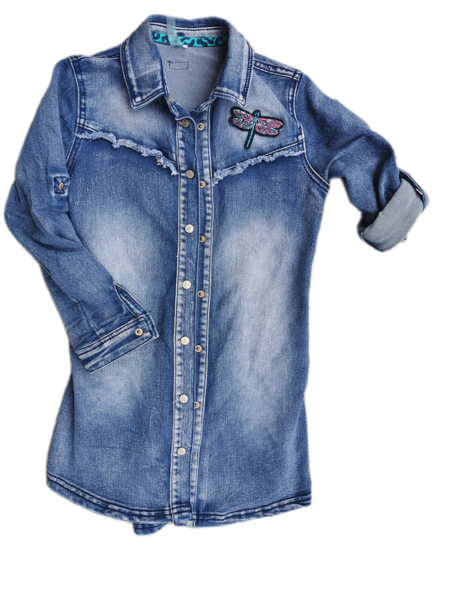 Chemise jeans tunique 6-7ans B.nosy