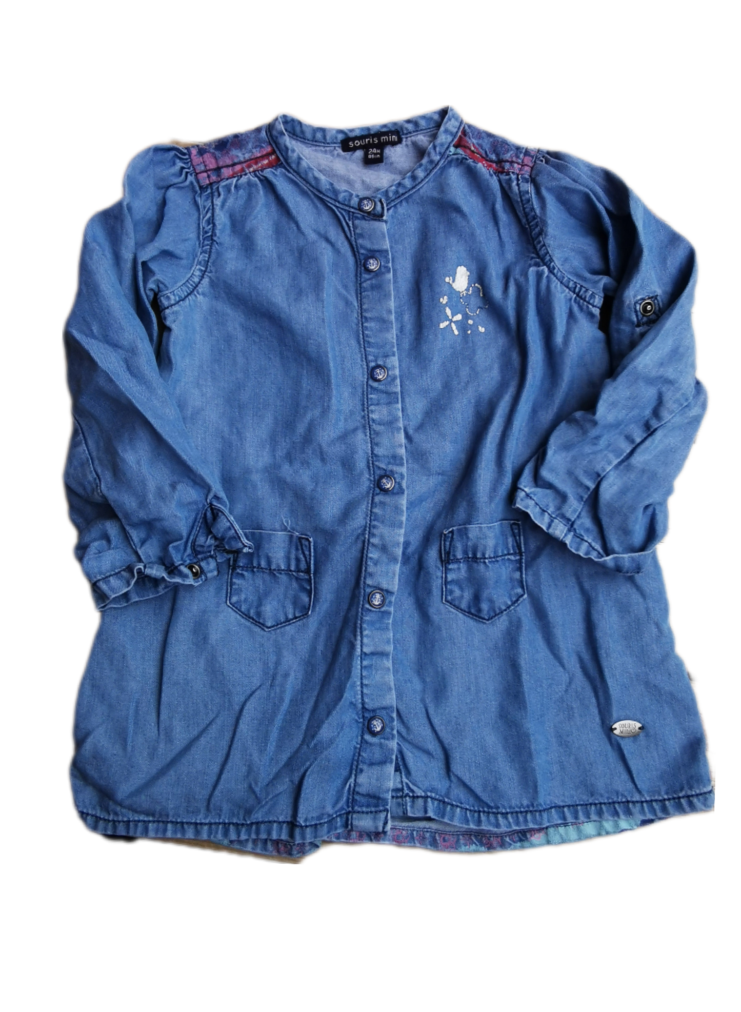 Chemise Les copines Marines! 24mois souris mini