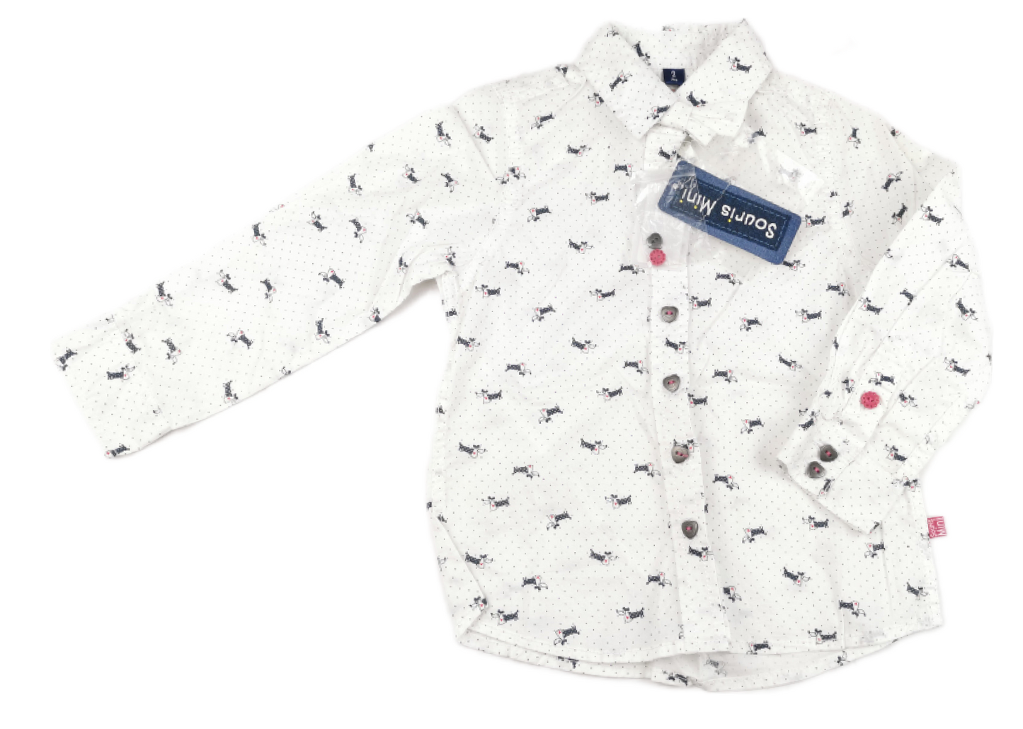 Chemise 2ans Souris mini neuf