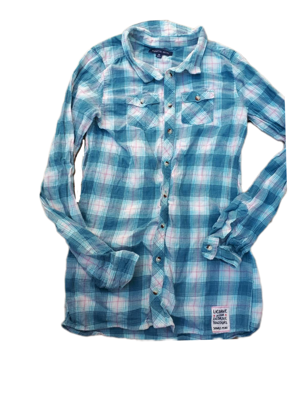 Chemise tunique Je suis une licorne 3, 4 et 10ans Souris mini