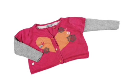 Veste Petite fleur de mon coeurs 6mois Souris mini *