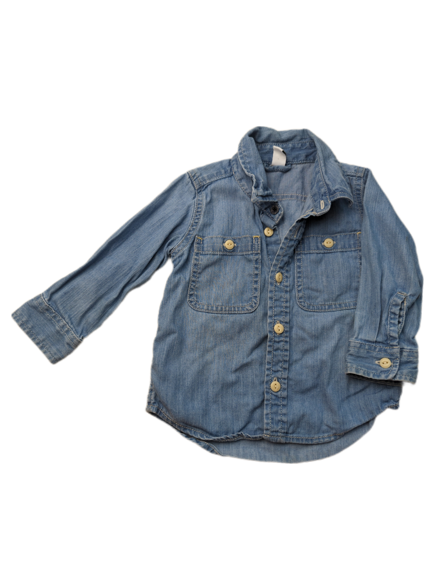 Chemise en jeans 12-18mois Gap * (C:LL)