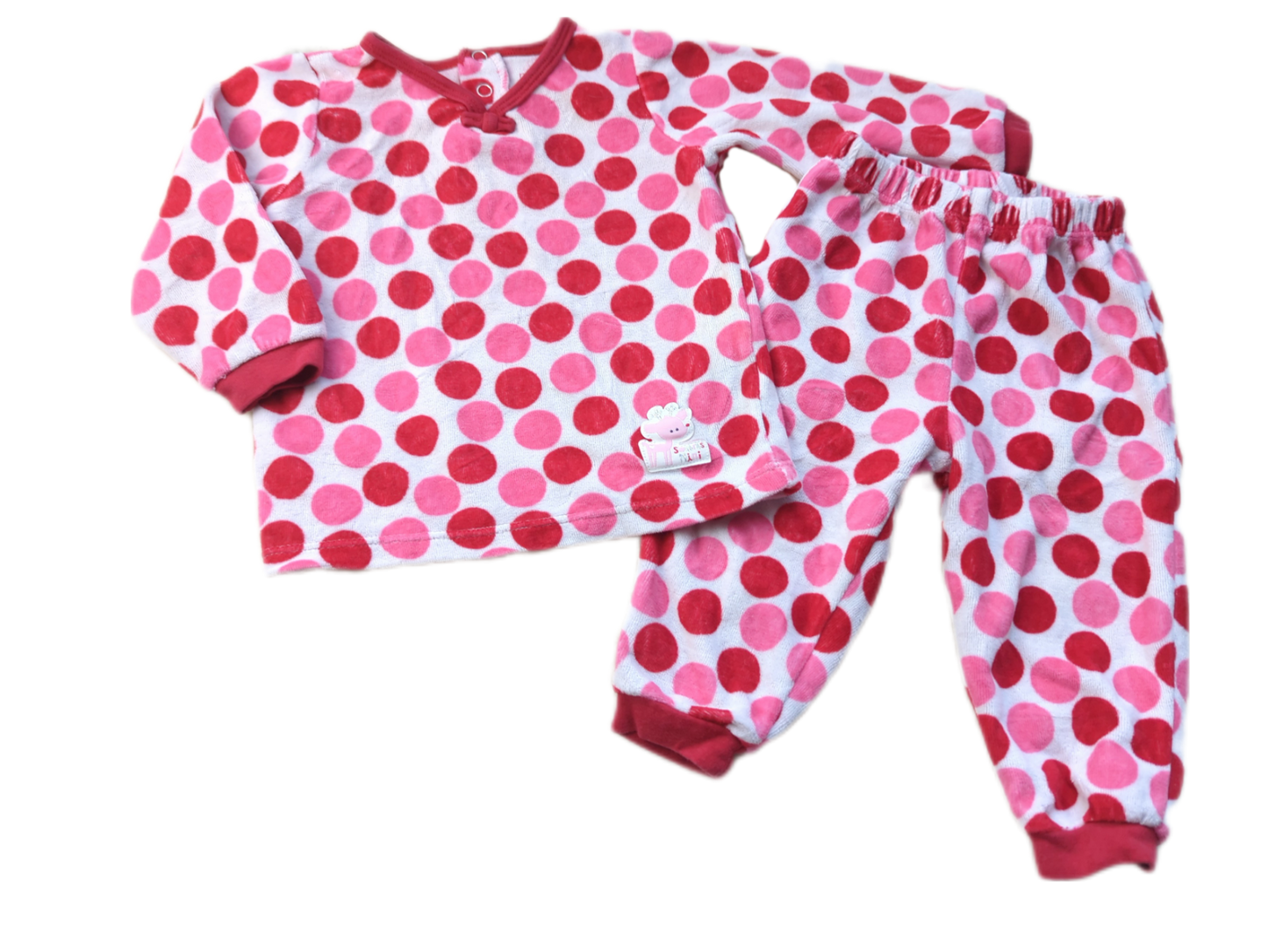 Pyjama velours 9mois Souris mini