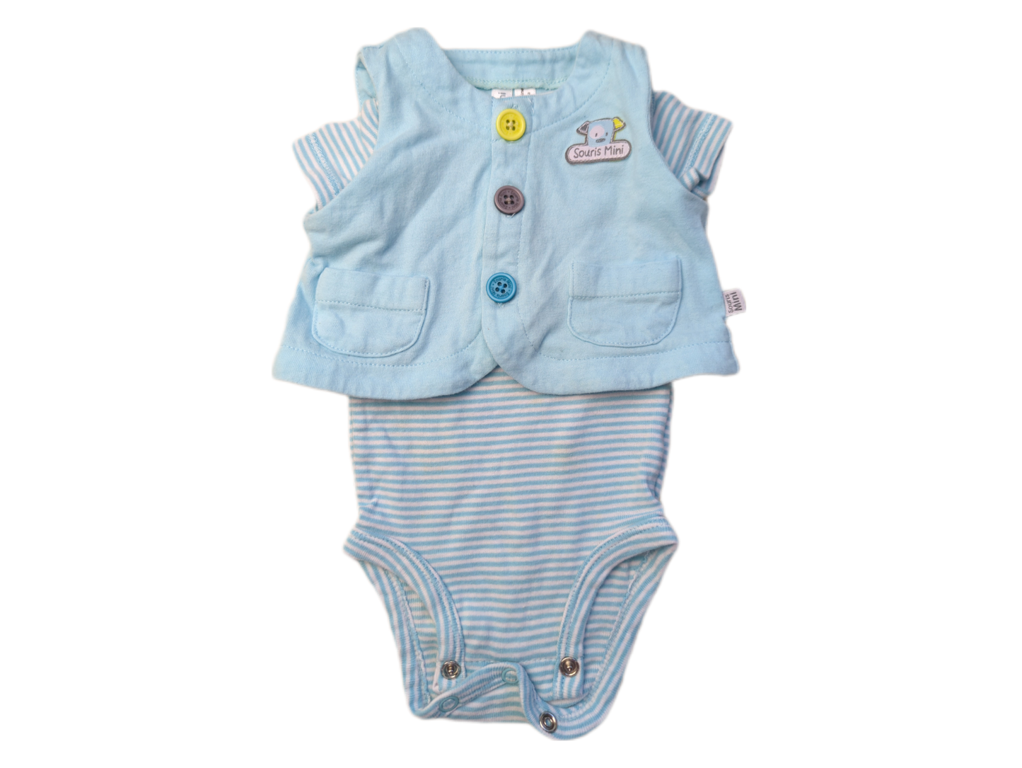 Ensemble nouveau-né Layette mon fidèle compagnon Souris mini & Carters