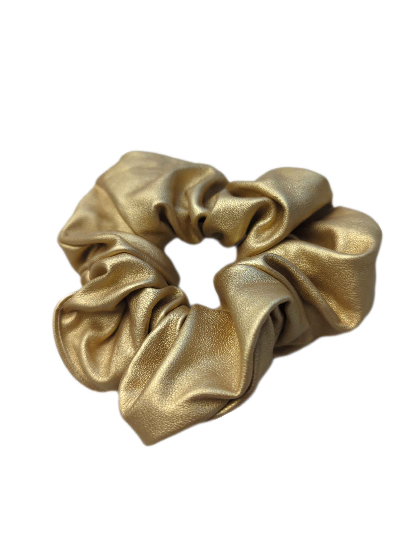 Élastique chouchou scrunchie en cuir vegan souble cheveux gros Bouclinette par Karell Prévost Neuf