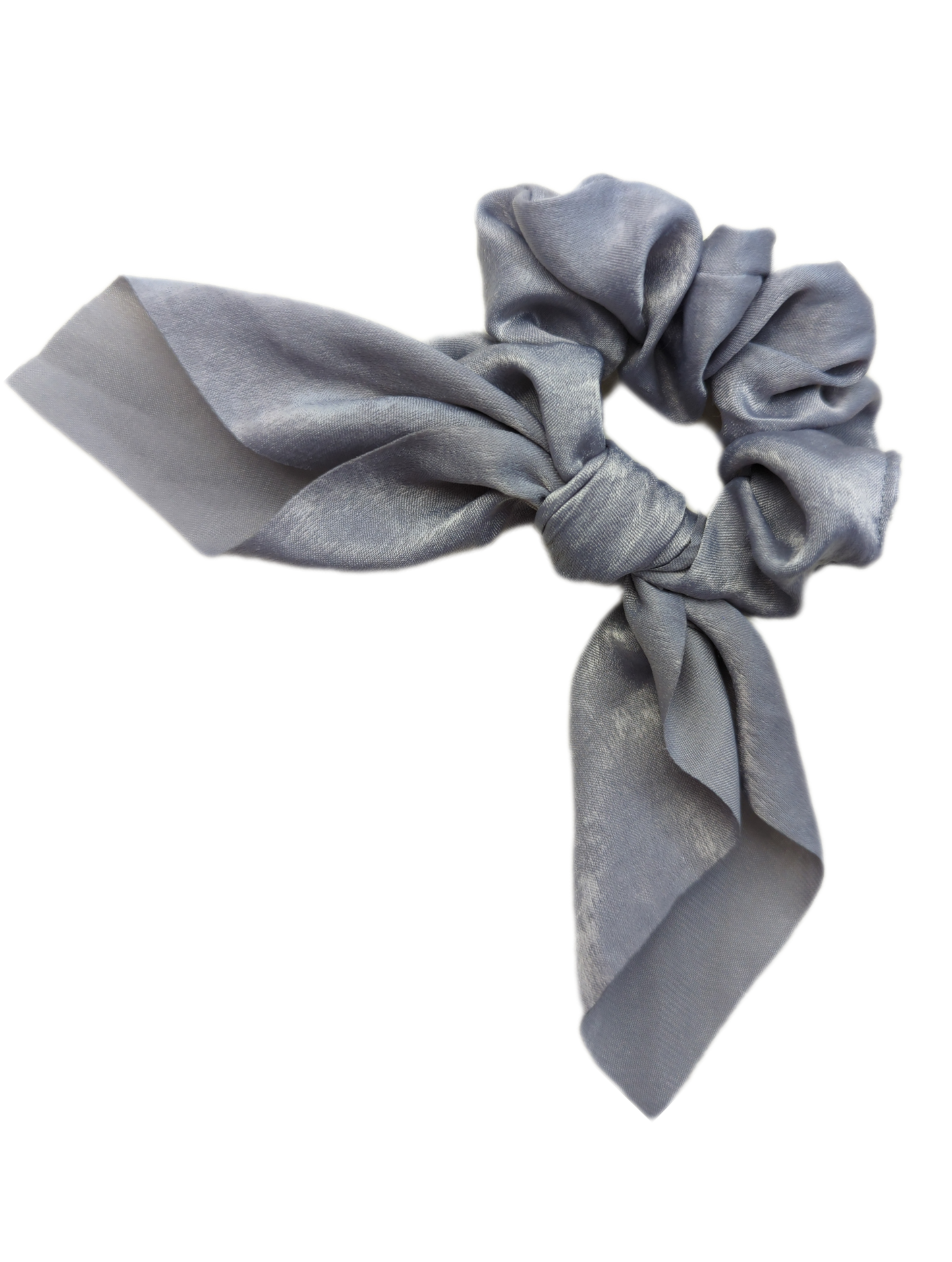 Élastique chouchou scrunchie gris argenté Bouclinette par Karell Prévost Neuf