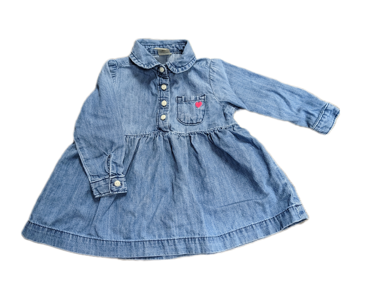 Robe en jeans 6mois Oshkosh (C:PF)