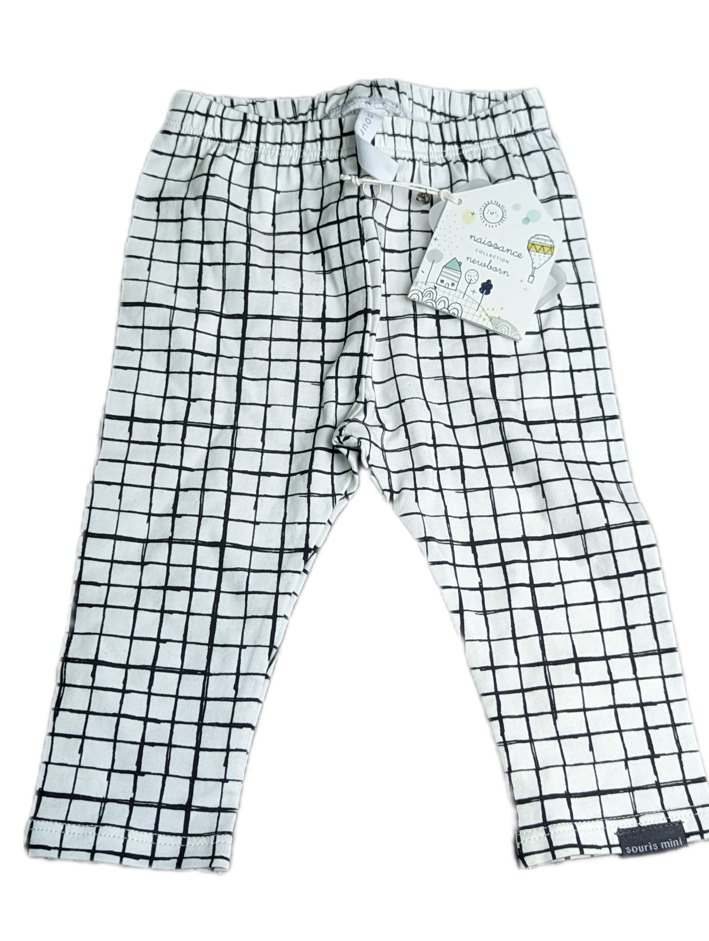 Pantalon Mini monochrome 6-9mois Souris mini Neuf