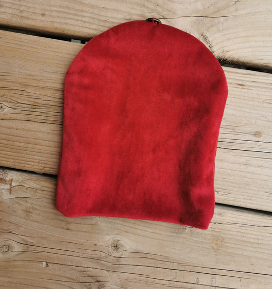 Tuque velour sans pompon avec snap 0-6mois