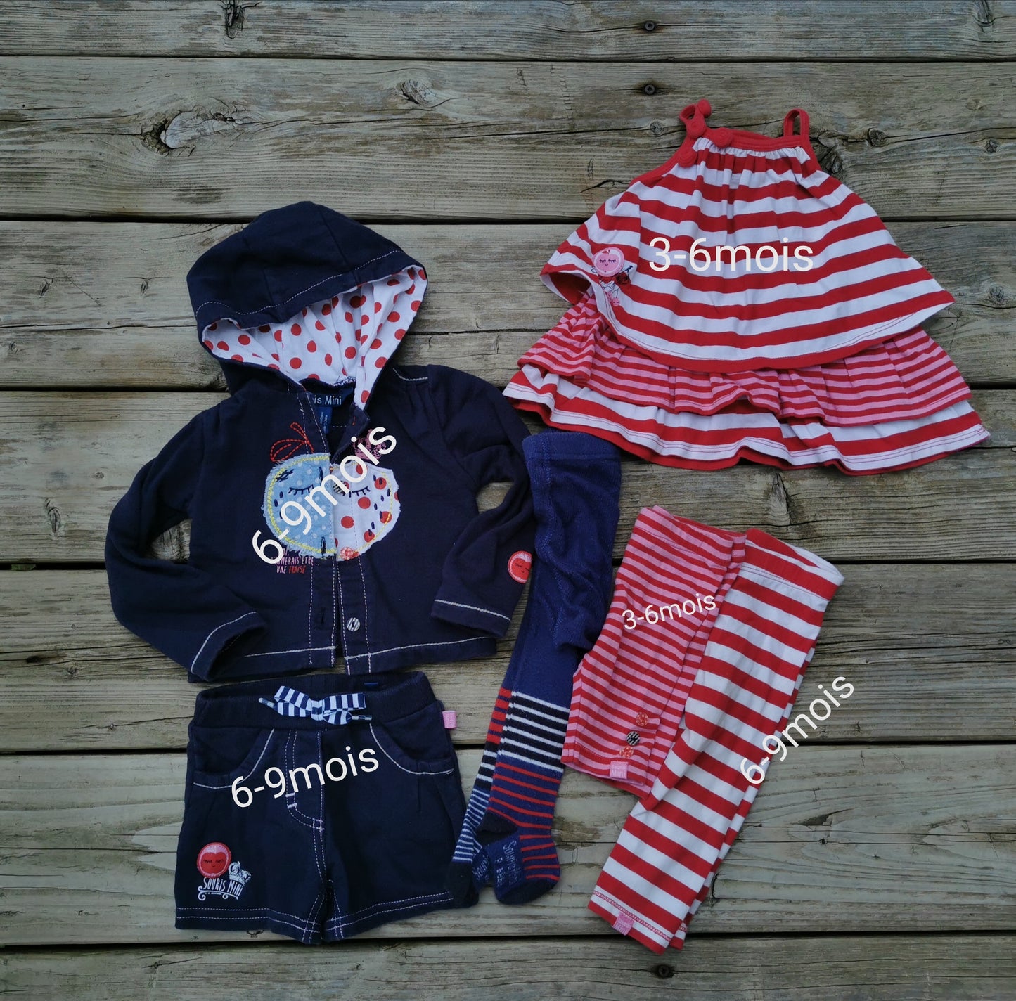 Ensemble parfum fruité 3-6-9mois Souris mini *