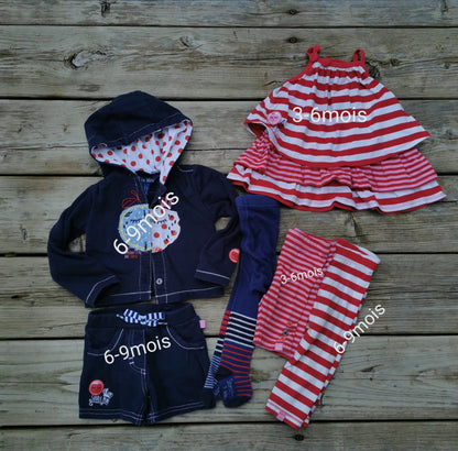 Ensemble parfum fruité 3-6-9mois Souris mini *