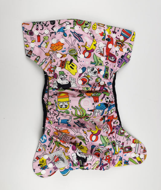 Couche lavable Taille Unique à poche HipHuggers (C:ND)